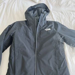 Northface winter jacket 3 in 1, Black, Small size